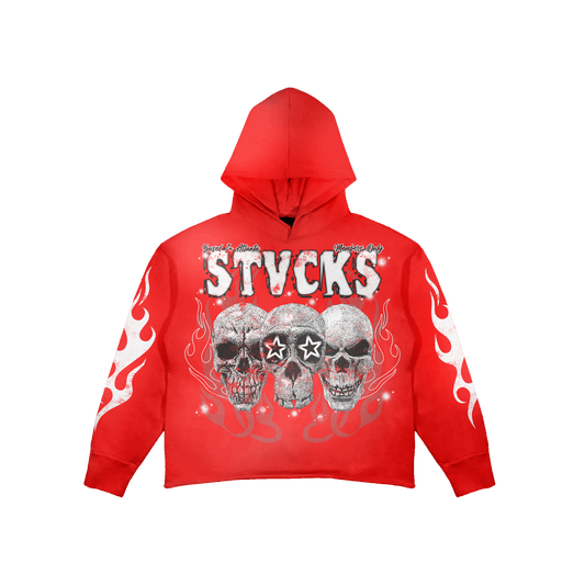 Red LIVE FOR STVCKS Hoodie
